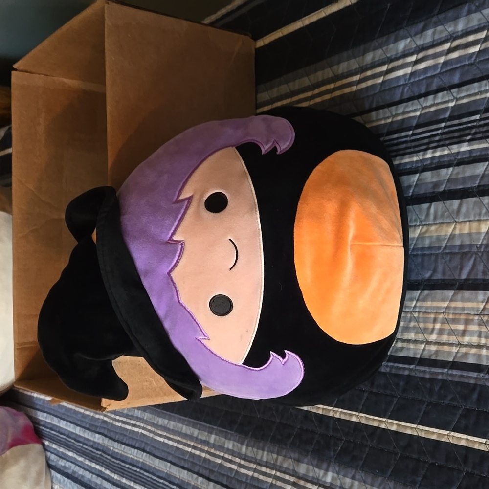 Squishmallow Halloween witch